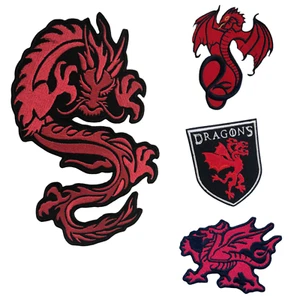 Parche bordado de hierro para respirar fuego Flying Dragon o coser - Imagen 1 de 6