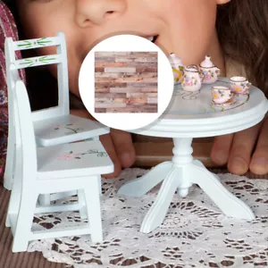 4pcs Dollhouse Floorboards Mini Floors Mini Flooring Ornaments for Tiny House - Picture 1 of 12