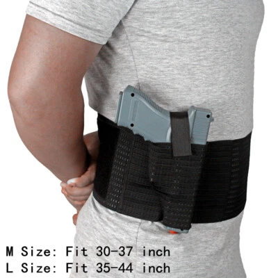 Tactical Belly Band Holster Concealed Carry Elastic Breathable Handguns Holsters - Image 1 of 4