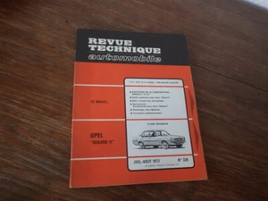 Revue Technique Automobile RTA 1973 Nr 326 Opel Rekord II - Bild 1 von 2