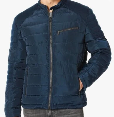 Marc New York Men's Blue Quilted Puffer Jacket Size XXL - Image 1 of 4
