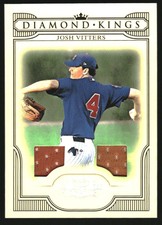 2008 Donruss Threads Diamond Kings Materials #6 Josh Vitters /250