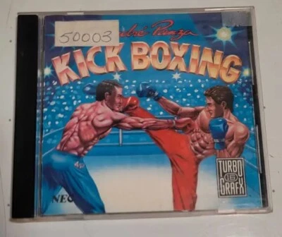 Andre Panza Kick Boxing Turbografx 16 Game & Manual, Untested - Image 1 of 4