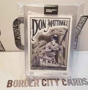 Don Mattingly Topps Project 2020 #95 🔥 Mister Cartoon 🔥 New York Yankees - Picture 1 of 2