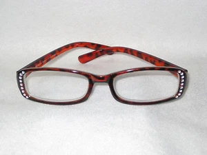 Glitz Reading Glasses - Assorted Diaptors - Tortoise Frames - NEW - Picture 1 of 3