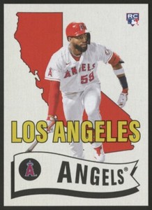 2021 Topps 582 Montgomery Club Lost Design Set 2 JO ADELL #20 RC Angels