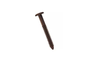 Builders Edge 3 in. Vinyl Shutter Fastener, (12-Pack) 050020024001 Federal Brown - Picture 1 of 1
