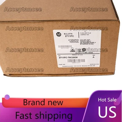 Allen Bradley   271-T6C20D8 Ser. A PanelView Plus Compact 600 US Free Tax - Image 1 of 4