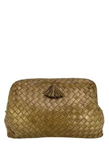 Bottega Veneta Vintage Intrecciato Framed Clutch Bag - Picture 1 of 11