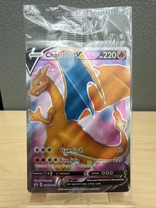 SEALED Pokemon Charizard V SWSH050 Champion's Path ETB Holo Black Star Promo - Bild 1 von 2