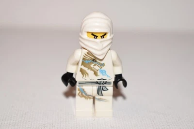 LEGO Zane DX Minifigura Blanco Ninja Dragón Traje Ninjago 2260 2171 njo018 Foto 1 de 4