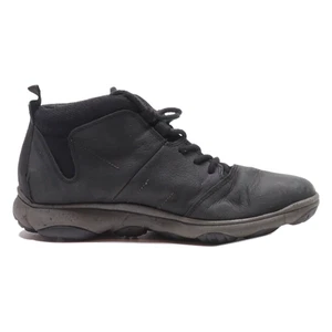 GEOX Ankle Boots Black Leather Mens UK 7 - Imagen 1 de 6