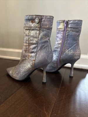 Jeffrey Campbell eindig NDHB281 de denim перезагрузка синий джинсовый geel мульти vrouwen - Изображение 1 из 4