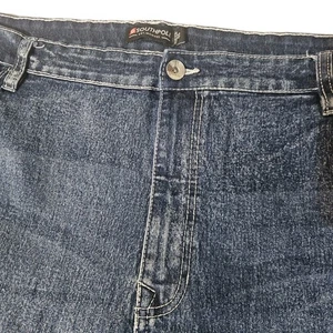 Southpole Jeans Size 46x33 Black Light Wash Denim Skater Baggy Big & Tall - Picture 1 of 8