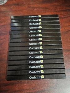 LOT OF 15 CARHARTT CARPENTER 7" PENCILS CONTRACTOR NEW OLD STOCK VINTAGE BLACK - Picture 1 of 8