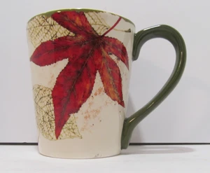 Taza de café Pier 1 Asheville Ironstone pintada a mano - Imagen 1 de 8