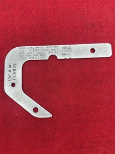 Pratt & Whitney A.A.R. Verurteilungslehre für 1 1/2" Flansch 1956 Eisenbahnräder - Bild 1 von 4