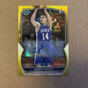 2022-23 Bowman University Chrome - Chrome Prospect Autographs Jaden Schutt... - Picture 1 of 2