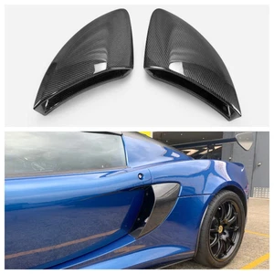 Carbon Fiber Side Air inlet Covers Trim For Lotus Exige S3 2004-2011 CUP-Style - Picture 1 of 12