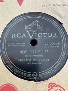 TAMPA RED New Deal Blues / It's Good Like That RCA Victor 22-0094 78rpm E- - Picture 1 of 12
