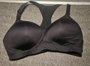 Old Navy Active 36C GO DRY High Support Padded Brest Feeding Bra Black Straps - Picture 1 of 6