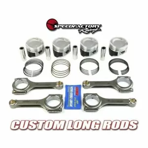 SpeedFactory No-Notch D16 Long Rod Vitara Pistons Combo 75mm Bore Turbo setup - Picture 1 of 3