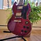 Vintage VS6-CR Reissued Series Double Cut 2010s - Cherry Red
