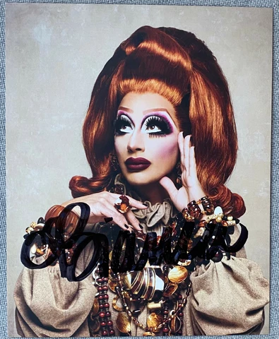 Drag Queen Bianca Del Rio Signed In-Person 8x10 Color Photo - Authentic Cover