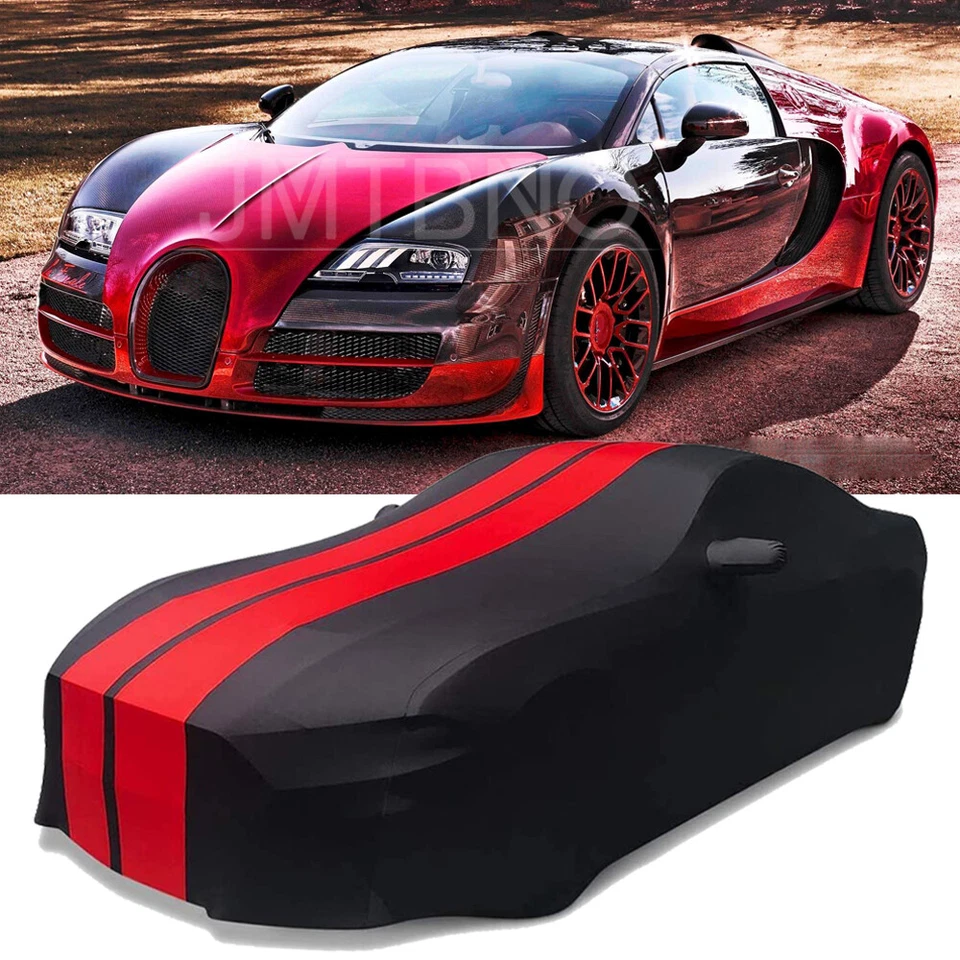 Protector antipolvo elástico satinado cubierta de coche interior para Bugatti Veyron 16.4 2006-2015 Foto 1 de 4