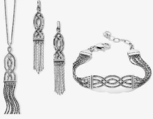 Neu mit Etikett Brighton INTERTWINE FRANSEN Halskette Armband Ohrringe Set Menge unverbindlicher Preisempfehlung des Herstellers 222 $ - Bild 1 von 9
