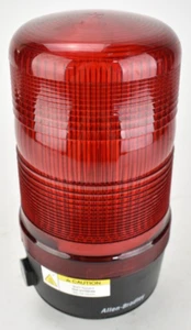 NEW Allen Bradley AB 855BM-N10FH4 / 855BM-ABM Red Beacon Signaling Light - Picture 1 of 4