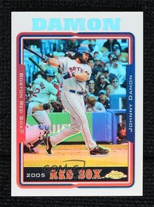 2005 Topps Chrome Refractor Johnny Damon #5