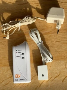 ELV EM 1000-S Energiezähler inkl. Sensor für Drehscheibenzähler und Netzteil - Bild 1 von 1