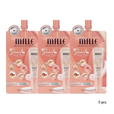 MILLE Snail Bright Primer SPF15 PA+ Blur Pores Nourish and Smooth Skin 6 g. - Image 1 of 4