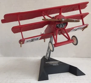 Matchbox Collectibles 2003 1/48 FOLKER DR.1 triplano modelo diecast de la Primera Guerra Mundial con soporte - Imagen 1 de 9