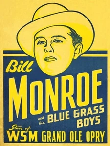 Bill Monroe - 1956 - Southern Pines NC - Poster - Picture 1 of 1