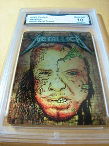 METALLICA ACEO CUSTOM FAERIE METAL RETRO VUOTO # NNO GRADO 10 L@@K - Foto 1 di 2