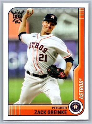 2021 Topps Big League #150 Zack Greinke Houston Astros - Image 1 of 2