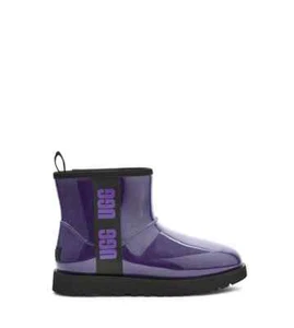 Botas UGG Classic Clear Mini 1113190 para mujer violeta noche sin cordones impermeables - Imagen 1 de 35