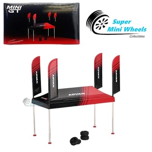 Mini GT 1:64 Paddock Service Tent Set - ADVAN #AC20 - Picture 1 of 4