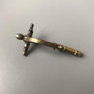 Superb Ancient Roman Silver Gilt/ Gilded " Cross - Bow " Type Brooch / Fibula - Picture 1 of 12