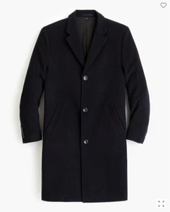 J Crew Ludlow topcoat in Italian wool-cashmere Navy 38S G8579 - Picture 1 of 1