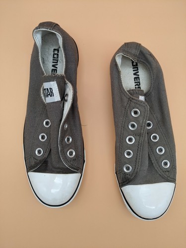 scarpa donna taglia 5 converse bassa grigia All Star senza lacci nuova donna donna