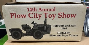 Trumm John Deere 8010 Plow City 1994 Toy Show  1/43 NIB Painted Pewter - Picture 1 of 6