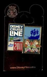 DCL Chip and Dale Castaway Cay 2011 Disney Pin 82298 - Picture 1 of 1