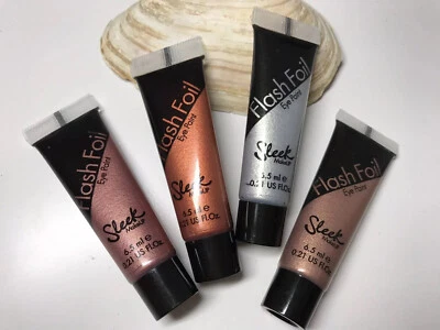 4×Sleek Flash Foil Eye Paint  Lidschatten  4x6,5ml NEU  - Bild 1 von 2