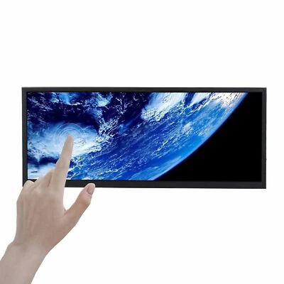 Monitor LCD touch 12,3 pollici 1920x720 FHD 400nit IPS USB C HD barra a striscia larga - Immagine 1 di 4