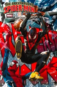 ESPECTACULAR SPIDER-MEN #1 - VARIANTE COMERCIAL DERRICK CHEW EXCLUSIVA CASI NUEVA+ - Imagen 1 de 4