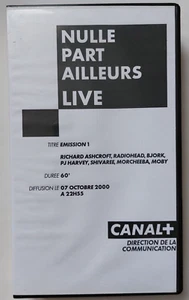 RADIOHEAD, BJORK, MOBY, PJ HARVEY - LIVE ! █ X-RARE FRENCH PROMO CANAL + VHS - Photo 1/3