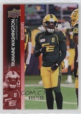 2022 Upper Deck CFL Exclusives /100 Trumaine Washington #156